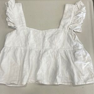 Small cute white top